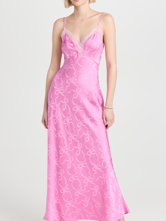 For Love And Lemons Dresses & Skirts - Loveshack Fancy Manuela Lace-Trim Slip Dress